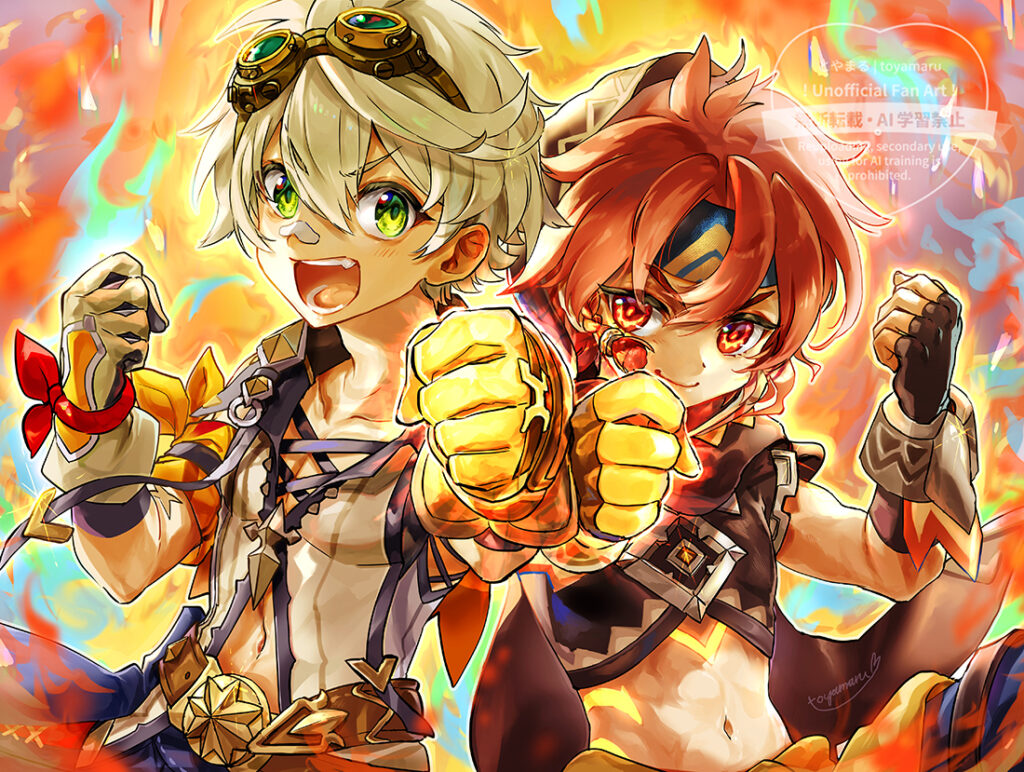非公式ファンアート(原神)｜2024